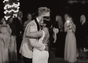 The Bahn's wedding couple first dance